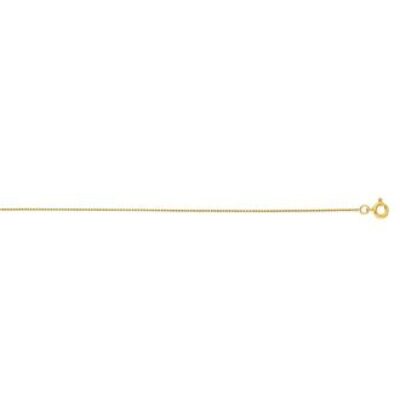 14 Karat Yellow Gold 0.45mm 18 Inch Classic Box Chain Necklace | SuperJeweler