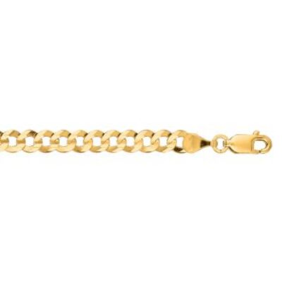 14 Karat Yellow Gold 4.70mm 20 Inch Comfort Curb Chain