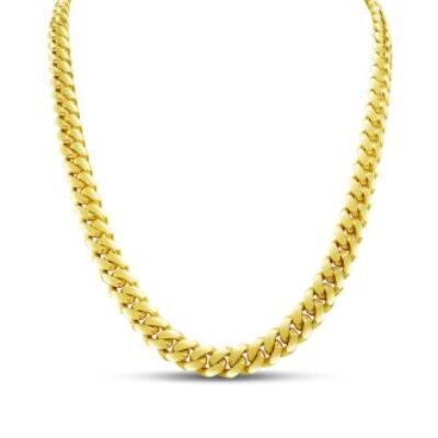 14 Karat Yellow Gold 5.80mm 24 Inch Miami Cuban Chain