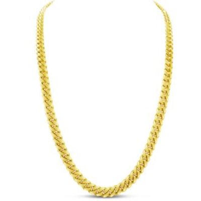 14 Karat Yellow Gold 5.80mm 30 Inch Miami Cuban Chain