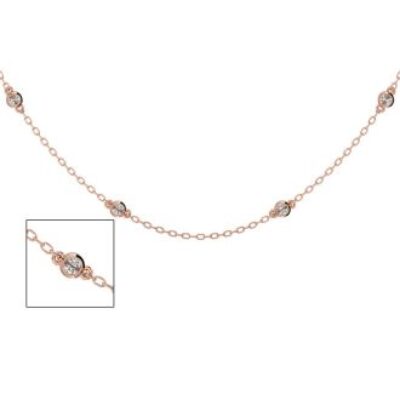 Diamonds By The Yard | 14 Karat Rose Gold 1/2 Carat Diamonds By The Yard Necklace