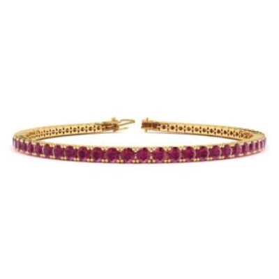 Ruby Bracelet | July Birthstone | Ruby Tennis Bracelet