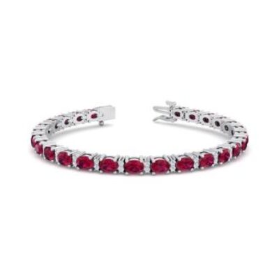 Ruby Bracelet | July Birthstone | Ruby Tennis Bracelet