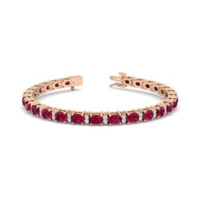 Ruby Bracelet | July Birthstone | Ruby Tennis Bracelet