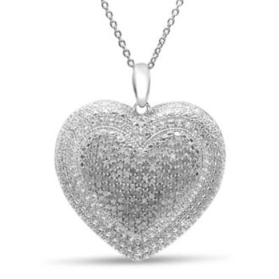 Diamond Heart Necklace | 2 Carat Diamond HeartNecklace