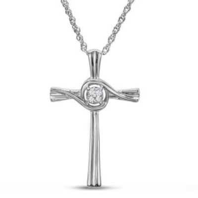 Diamond Necklace | Diamond Cross Necklace