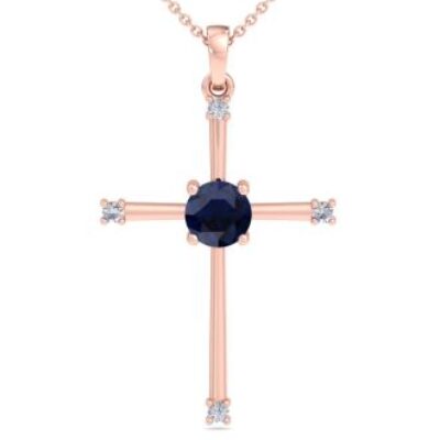 Diamond Cross Necklaces | 1/2 Carat Diamond Cross Necklace