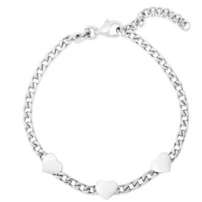 Heart Bracelet | Sterling Silver Heart Bracelet