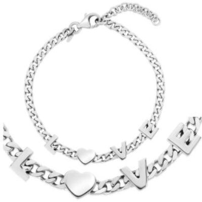 Heart Bracelet | Sterling Silver Love Bracelet